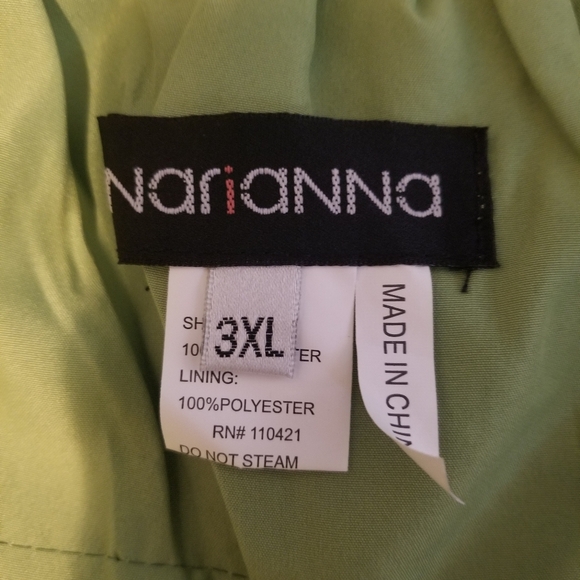 NWT Narianna Dres Strapless Color Green Apple Size 3XL - Picture 14 of 14